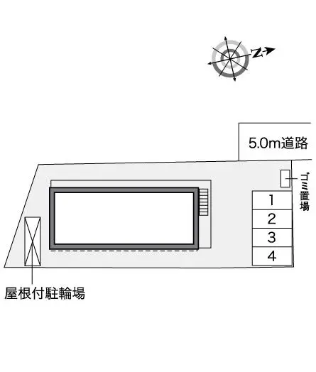 ★手数料０円★東村山市萩山町 月極駐車場